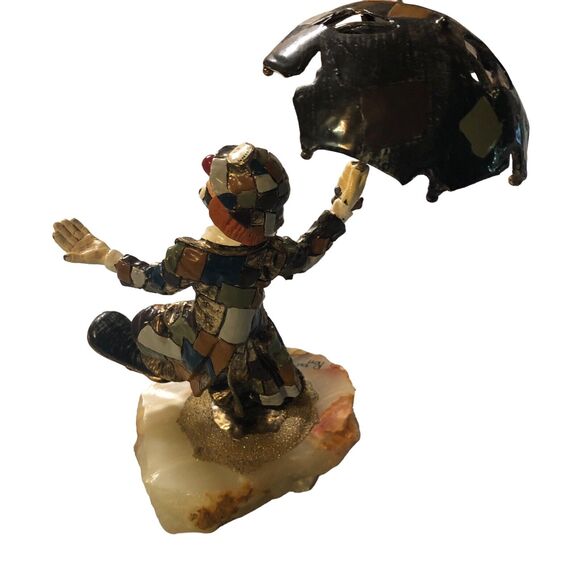 Ron Lee Signed 24K Gold Plated Umbrella Clown - Picture 3 of 7